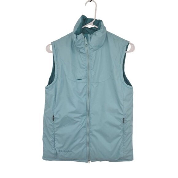 Columbia Teal Revisable Puffer Vest Size S - Picture 1 of 13